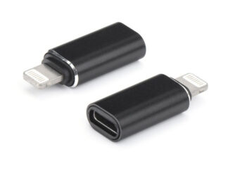 Lightning - USB Type-C adapter - fekete