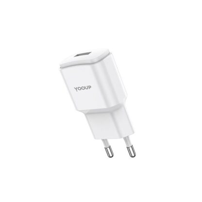 Hálozati töltő adapter, gyorstöltő 2.1A + Type C kábel 1m