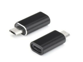 Lightning - micro USB adapter - Fekete