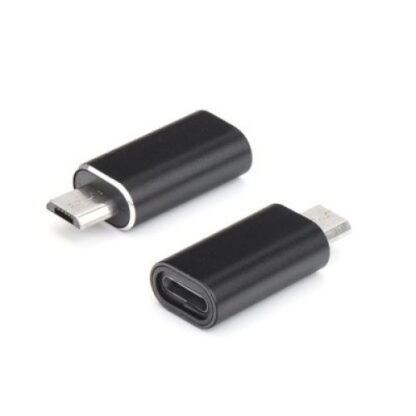 Lightning - micro USB adapter - Fekete