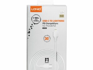 USB-C Lightning 2m-es adat és töltőkábel 30W