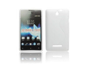 Sony Xperia E (C1504/C1505) fehér szilikon tok