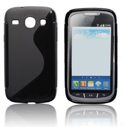 Samsung Core (i8260) fekete szilikon tok - Image 2