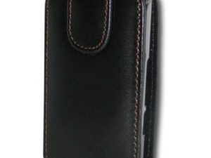 Sony Ericsson X10 mini  (E10i) fekete flip mágneses bőr tok