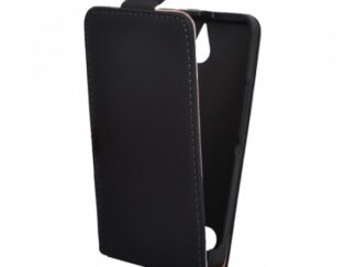 Sony Xperia E1 (D2005/Dual D2105) fekete flip mágneses bőr tok