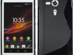 Sony Xperia SP feket szilikon tok