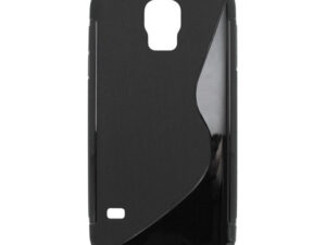 Samsung Galaxy S5 (i9600) feket szilikon tok