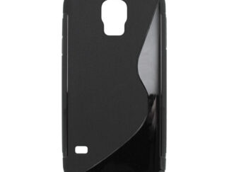 Samsung Galaxy S5 (i9600) feket szilikon tok