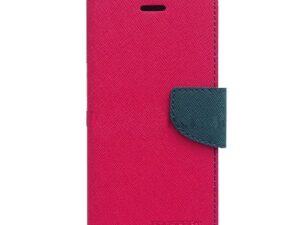 Samsung Galaxy J1 rózsaszin könyv mágneses  tok oldalra nyiló