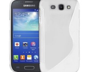 Samsung Galaxy Ace 4 fehér szilikon tok