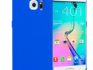 Samsung Galaxy S6 EDGE kék szilikon tok