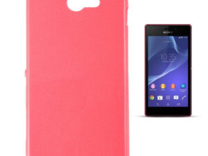 Sony Xperia M2 (D2303) rózsaszín szilikon tok