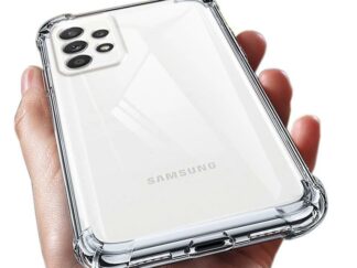 Samsung Galaxy A12 ütésálló szilikon hátlap, átlátszó