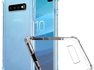 Samsung Galaxy S10 plus ütésálló szilikon hátlap, átlátszó