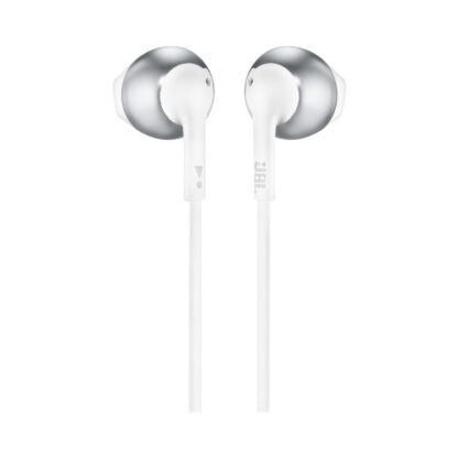 JBL T205 In-ear fülhallgató, Mikrofon, Króm