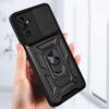 Samsung Galaxy A13 5G fekete szilikon tok, kitámasztó ujjgyűrűvel, csúsztatható kameravédővel- Tech-Protect Camshield - - Image 4