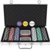 Texas Poker Set 300 zseton bőrönddel
