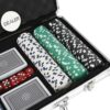 Texas Poker Set 300 zseton bőrönddel