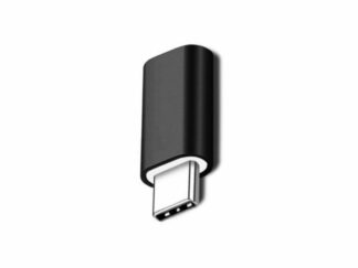 USB Type-C - Lightning adapter - fekete