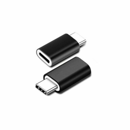 USB Type-C - Lightning adapter - fekete