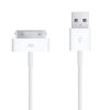 iPhone adatkábel, töltőkábel, iPhone 30pin, 4S 4G 4GS kompatibilis, fehér, 1m