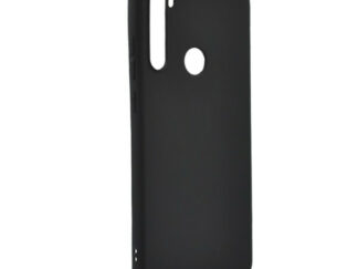 Szilikon hátlapvédő telefontok (matt) Fekete [Xiaomi Redmi Note 8T]