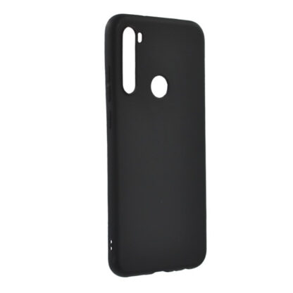 Szilikon hátlapvédő telefontok (matt) Fekete [Xiaomi Redmi Note 8T]