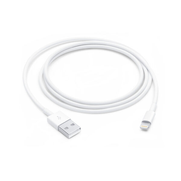Lightining QC gyorstöltés funkciós 3A USB kábel 1m fehér strapabíró szilikon