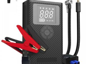 5 in 1 hordozható autóindító, powerbank és kompresszor