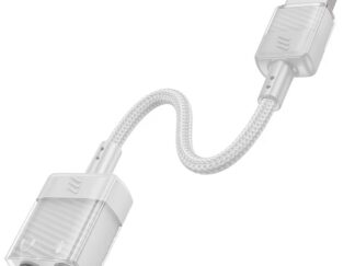 HOCO adapter AUX USB to 2x Jack 3,5 mm (female) Spirit LS37 szürke