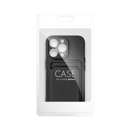 Kártyatartós tok Iphone 11 fekete