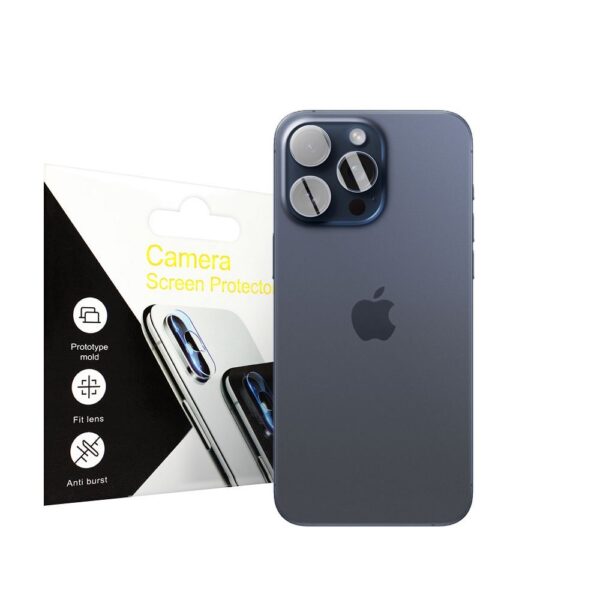 Apple iPhone 15 Pro/15 Pro Max lencsevédő edzet üveg