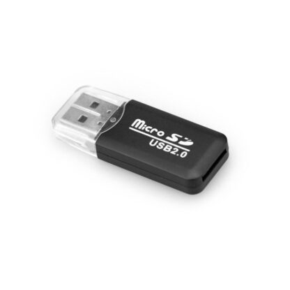 Memoriakártya olvasó micro SD 2.0 fekete-2