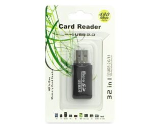 Memoriakártya olvasó micro SD 2.0 fekete