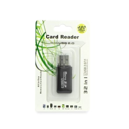 Memoriakártya olvasó micro SD 2.0 fekete