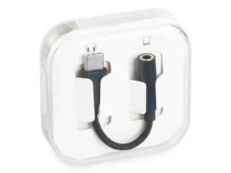 USB type C Jack 3.5 mm audio adapter fekete (DAC)