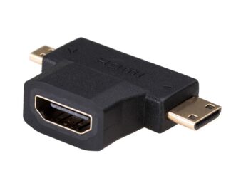 HDMI - miniHDMI - microHDMI elosztó adapter