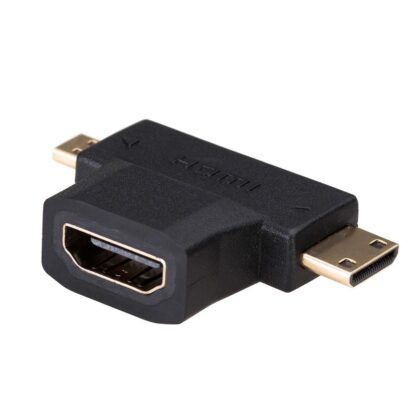 HDMI - miniHDMI - microHDMI elosztó adapter