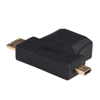 HDMI - miniHDMI - microHDMI elosztó adapter