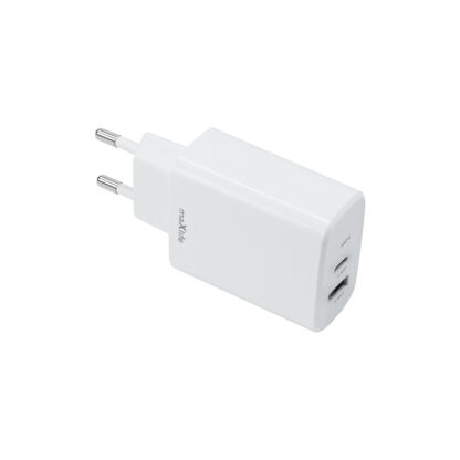 Hálózati töltőfej, adapter, gyorstöltő, USB-C + USB port