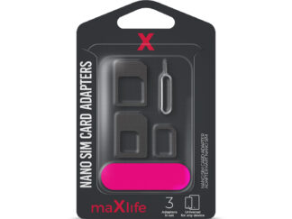 Nano és Micro SIM-kártya adapter (3 in 1) kiszedő szerszámmal Maxlife