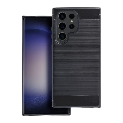 Samsung A56 5G Carbon szilikon tok fekete