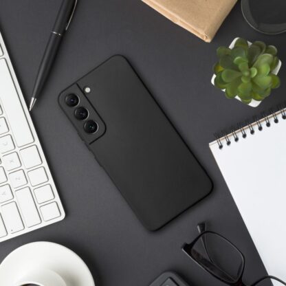 Samsung Galaxy A35 5G matt fekete szilikon tok