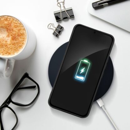 Samsung Galaxy A35 5G matt fekete szilikon tok