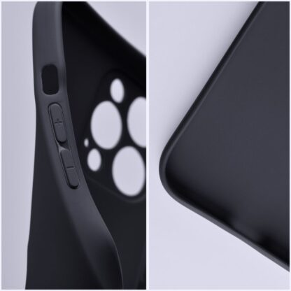 Samsung Galaxy A35 5G matt fekete szilikon tok