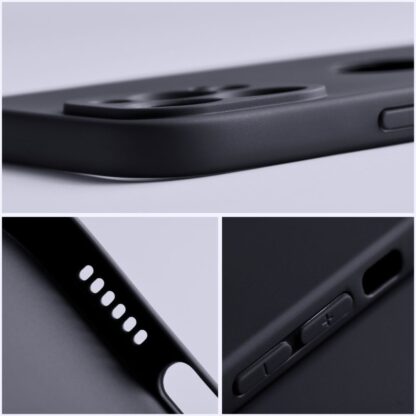 Samsung Galaxy A35 5G matt fekete szilikon tok
