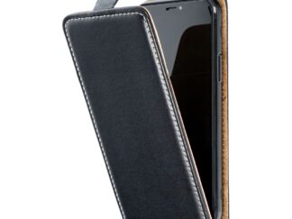 Samsung SM-A165 Galaxy A16 4G-5G Slim Flip lefelé nyíló tok- fekete