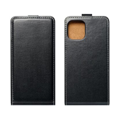 Samsung SM-A165 Galaxy A16 4G-5G Slim Flip lefelé nyíló tok- fekete