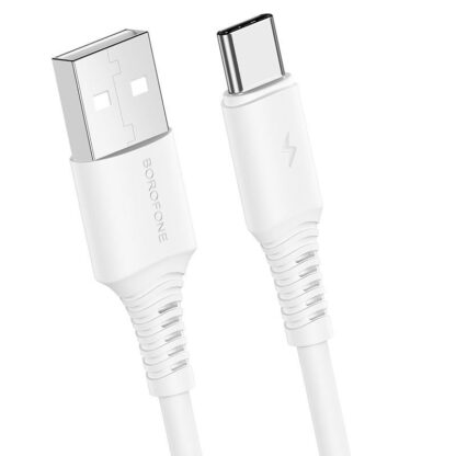 Type C adatkábel to USB 3A BOROFONE BX47 1m fehér