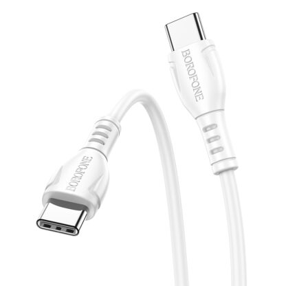Type C to Type C kábel 60W 1m fehér BOROFONE BX51